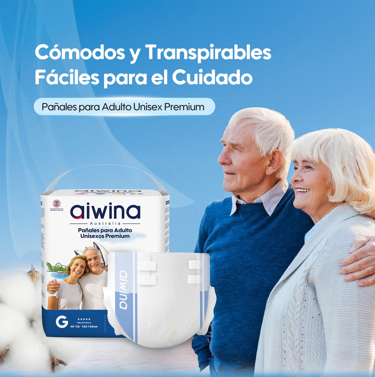 Pañales para Adultos Unisex Premium