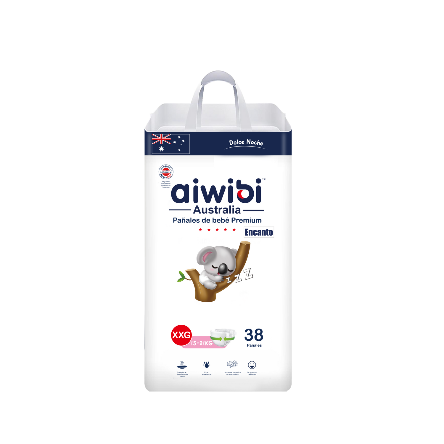 Pañales para Bebé Pequeño Encanto Talla XXG